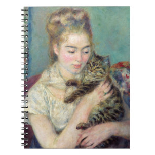 Pierre-Auguste Renoir - Vrouw met een kat Notitieboek