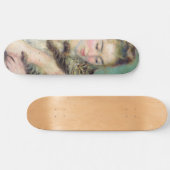 Pierre-Auguste Renoir - Vrouw met een kat Persoonlijk Skateboard (Horizontaal)