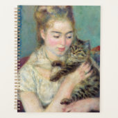 Pierre-Auguste Renoir - Vrouw met een kat Planner (Voorkant)