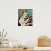 Pierre-Auguste Renoir - Vrouw met een kat Poster (Keuken)