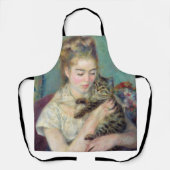 Pierre-Auguste Renoir - Vrouw met een kat Schort (Voorkant)