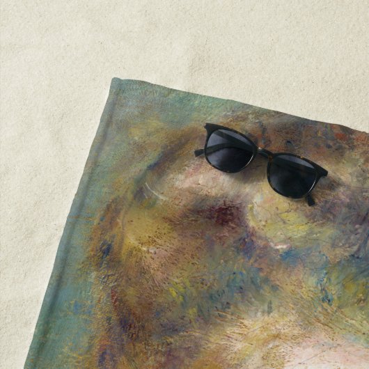 Pierre-Auguste Renoir - Vrouw met een kat Strandlaken (In situ)