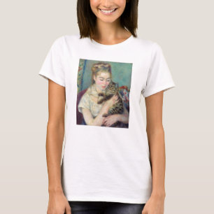 Pierre-Auguste Renoir - Vrouw met een kat T-shirt