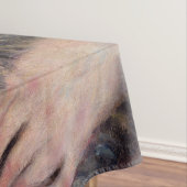 Pierre-Auguste Renoir - Vrouw met een kat Tafelkleed (Voorbeeld)