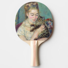 Pierre-Auguste Renoir - Vrouw met een kat Tafeltennisbatje