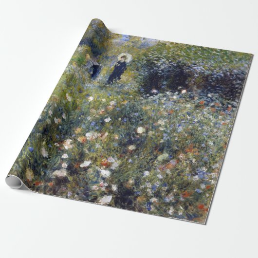 Pierre-Auguste Renoir Woman met Parasol Cadeaupapier (Uitgerold)