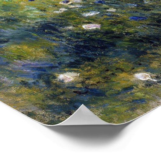 Pierre-Auguste Renoir Woman met Parasol Poster (Hoek)