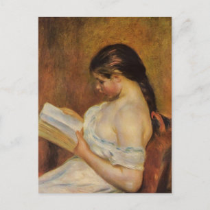 Pierre-Auguste Renoir - Young Girl Reading Briefkaart