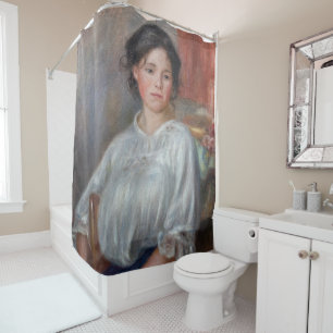 Pierre-Auguste Renoir - Young Woman Seed Douchegordijn