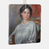 Pierre-Auguste Renoir - Young Woman Seed Keramisch Ornament (Rechts)
