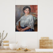 Pierre-Auguste Renoir - Young Woman Seed Poster (Keuken)