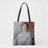 Pierre-Auguste Renoir - Young Woman Seed Tote Bag (Voorkant)