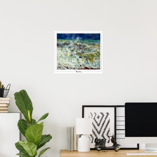 Pierre-Auguste Renoir Zedign Art Poster #14-2 (Thuiskantoor)