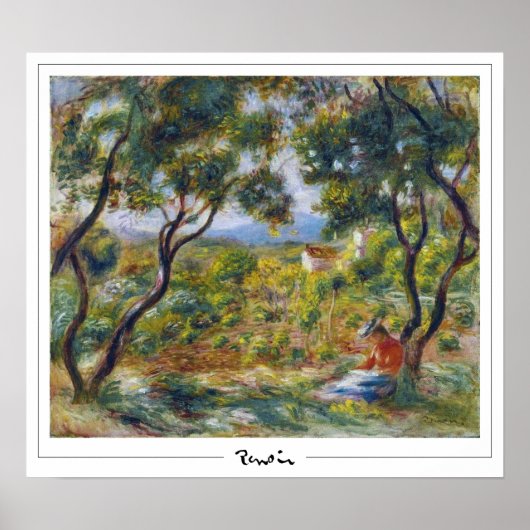Pierre-Auguste Renoir Zedign Art Poster #186 (Voorkant)