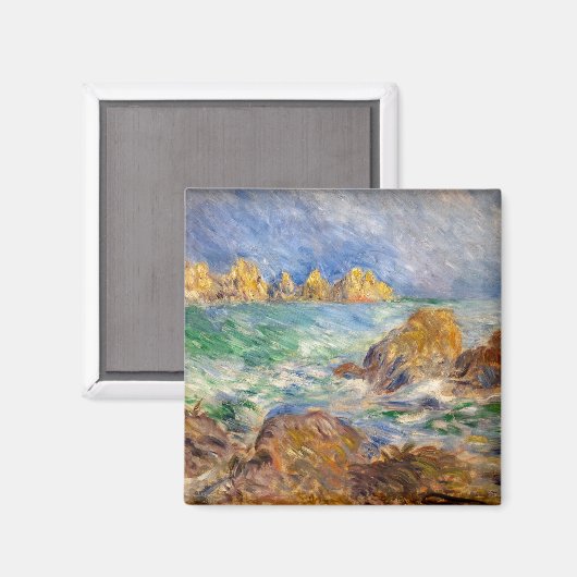 Pierre-Auguste Renoir - Zee, Guernesey Magneet (Voorkant / Achterkant)