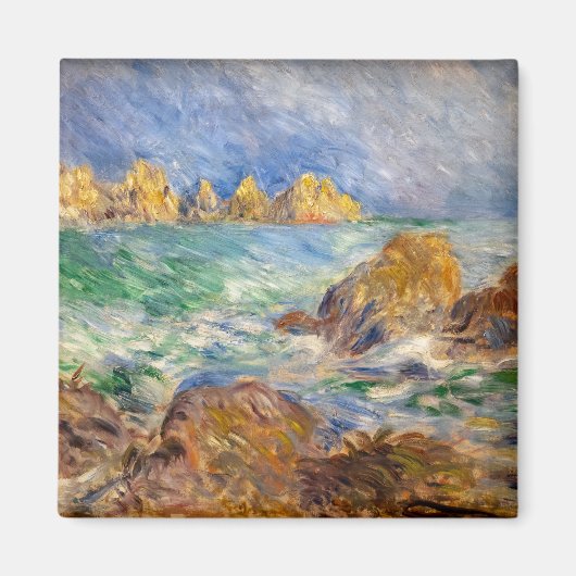 Pierre-Auguste Renoir - Zee, Guernesey Magneet (Voorkant)