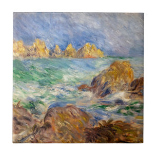 Pierre-Auguste Renoir - Zee, Guernesey Tegeltje