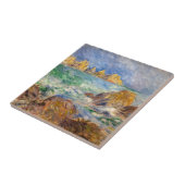 Pierre-Auguste Renoir - Zee, Guernesey Tegeltje (Zijkant)