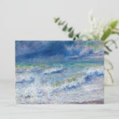 Pierre-Auguste Renoir - Zeegezicht Bedankkaart (Staand voorkant)
