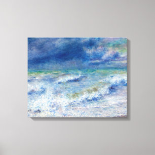 Pierre-Auguste Renoir - Zeegezicht Canvas Afdruk