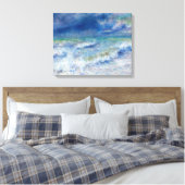Pierre-Auguste Renoir - Zeegezicht Canvas Afdruk (Insitu (Slaapkamer))