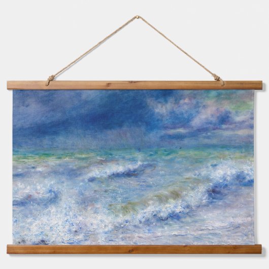 Pierre-Auguste Renoir - Zeegezicht Hangend Wandkleed (Voorkant)
