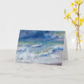 Pierre-Auguste Renoir - Zeegezicht Kaart (Gele Bloem)