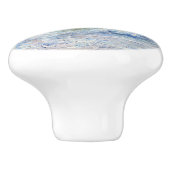 Pierre-Auguste Renoir - Zeegezicht Keramische Knop (Zijkant)