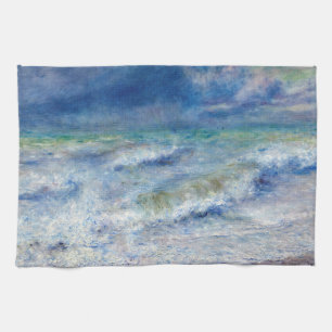 Pierre-Auguste Renoir - Zeegezicht Theedoek