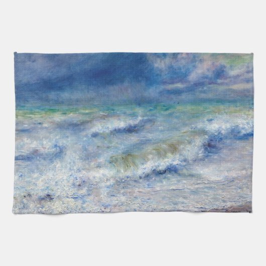 Pierre-Auguste Renoir - Zeegezicht Theedoek (Horizontaal)