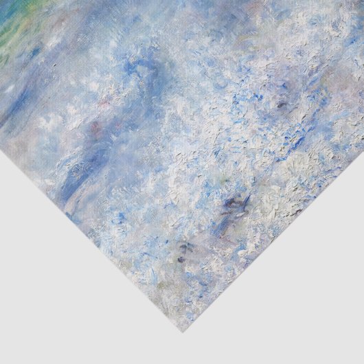 Pierre-Auguste Renoir - Zeegezicht Tissuepapier (Detail)