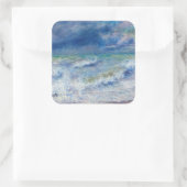 Pierre-Auguste Renoir - Zeegezicht Vierkante Sticker (Tas)