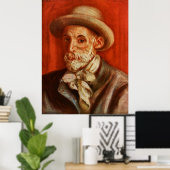 Pierre-Auguste Renoir - Zelfportret voor Schone Ku Poster (Thuiskantoor)