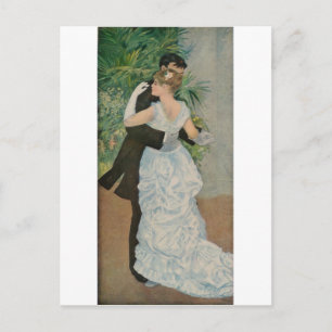 Pierre-Auguste Renoir's Dance in de stad (1883) Briefkaart