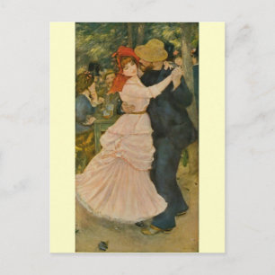 Pierre-Auguste Renoir's Dance te Bougival (1883) Briefkaart