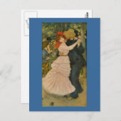 Pierre-Auguste Renoir's Dance te Bougival (1883) Briefkaart (Voorkant / Achterkant)