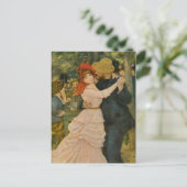 Pierre-Auguste Renoir's Dance te Bougival (1883) Briefkaart (Staand voorkant)