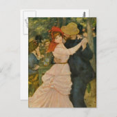 Pierre-Auguste Renoir's Dance te Bougival (1883) Briefkaart (Voorkant / Achterkant)