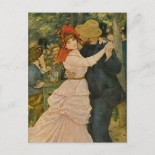 Pierre-Auguste Renoir's Dance te Bougival (1883) Briefkaart