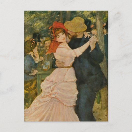 Pierre-Auguste Renoir's Dance te Bougival (1883) Briefkaart (Voorkant)