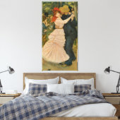Pierre-Auguste Renoir's Dance te Bougival (1883) Canvas Afdruk (Insitu (Slaapkamer))