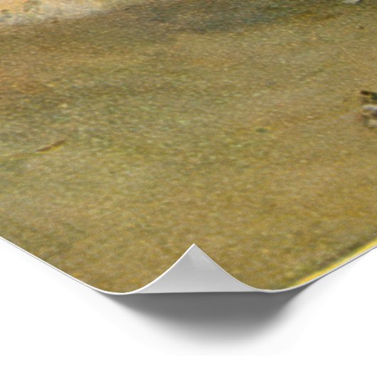 Pierre-Auguste Renoir's Dance te Bougival (1883) Poster (Hoek)