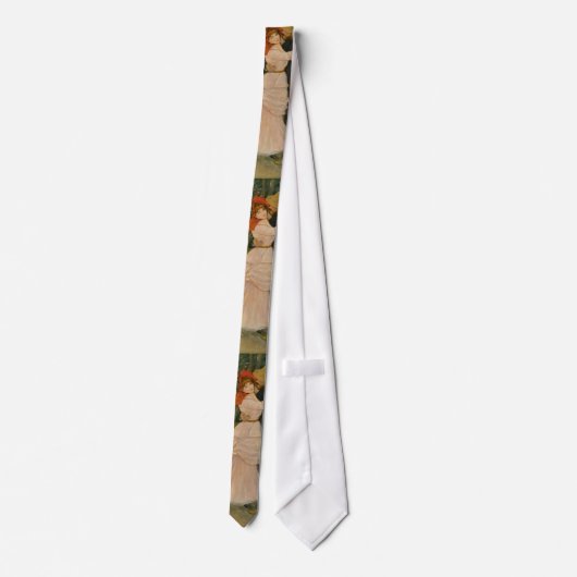 Pierre-Auguste Renoir's Dance te Bougival (1883) Stropdas (Achterkant)