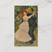 Pierre-Auguste Renoir's Dance te Bougival (1883) Visitekaartje (Achterkant)