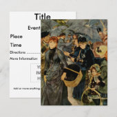 Pierre-Auguste Renoir's The Umbrellas (1883) Kaart (Voorkant / Achterkant)