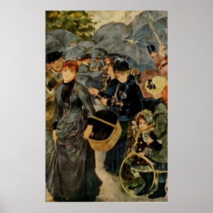 Pierre-Auguste Renoir's The Umbrellas (1883) Poster