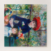 Pierre-Auguste Renoir's twee zuster op de Terrace Legpuzzel (Horizontaal)