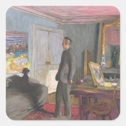 Pierre Bonnard 1935 Vierkante Sticker (Voorkant)
