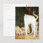 Pierre Bonnard, De Witte Kat, 1894 Briefkaart (Voorkant / Achterkant)