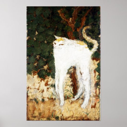 Pierre Bonnard, De Witte Kat, 1894 Poster (Voorkant)